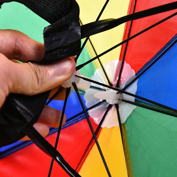 1445 Hands Free Umbrella Hat To Protect From Sun  Rain 1445 Hands Free Umbrella Hat To Protect From Sun  Rain